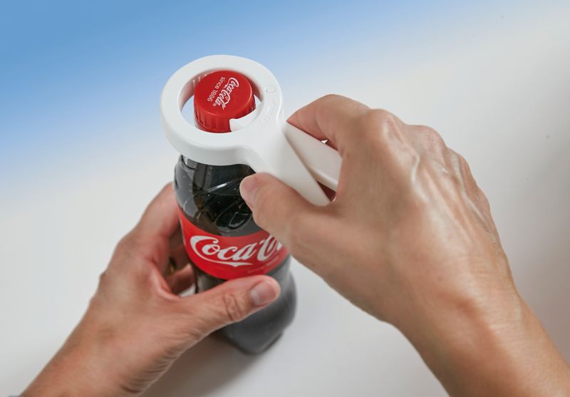 Ergonomisk skrukorkåpner