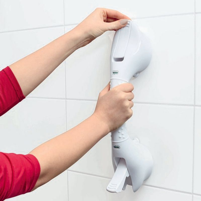 Støttehåndtak med sugekopp