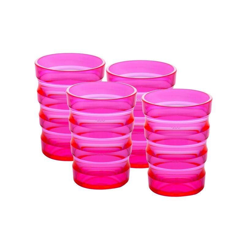 Godt grep kopp rosa, 4pk