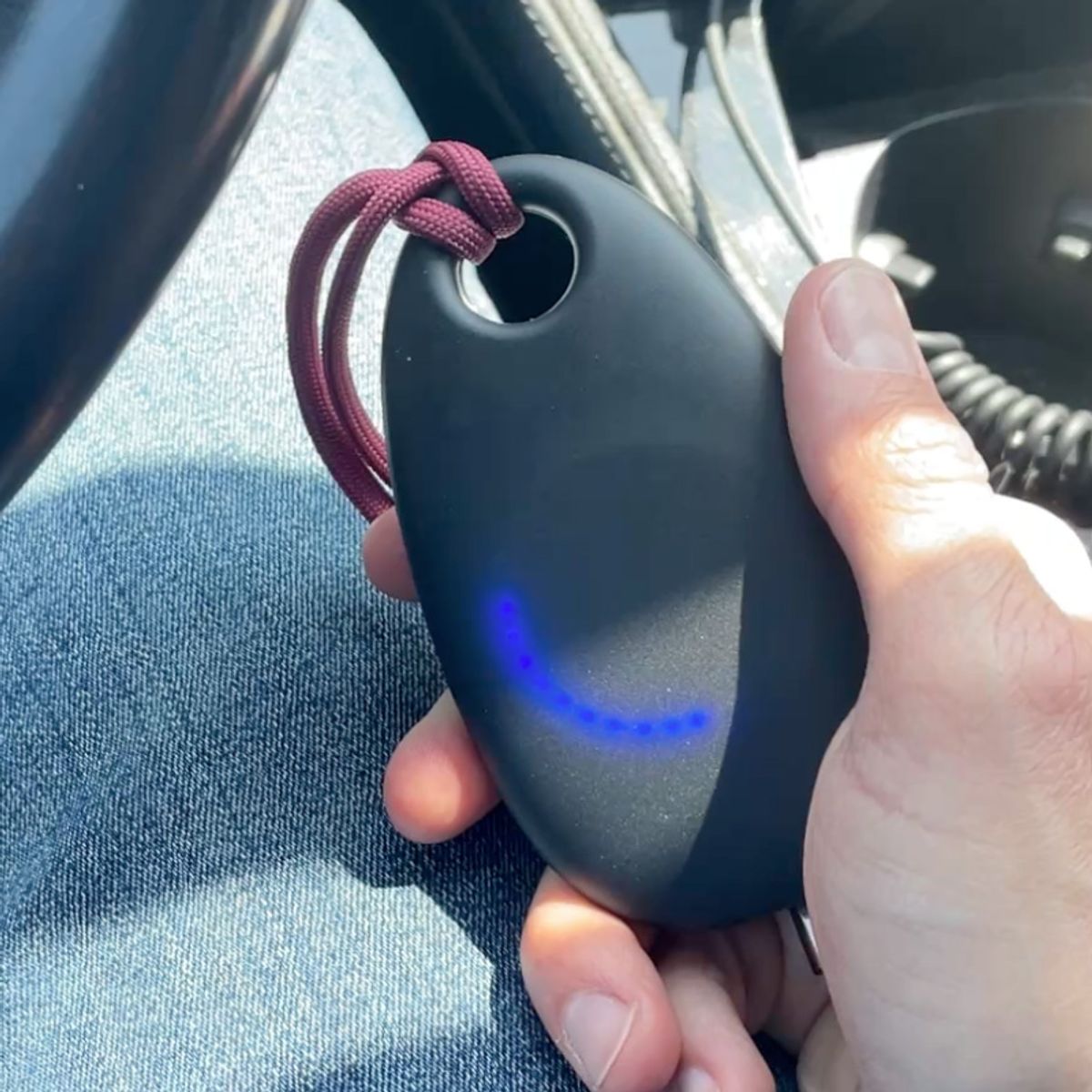 BiBi - håndholdt pusteguide med lys og vibrasjon