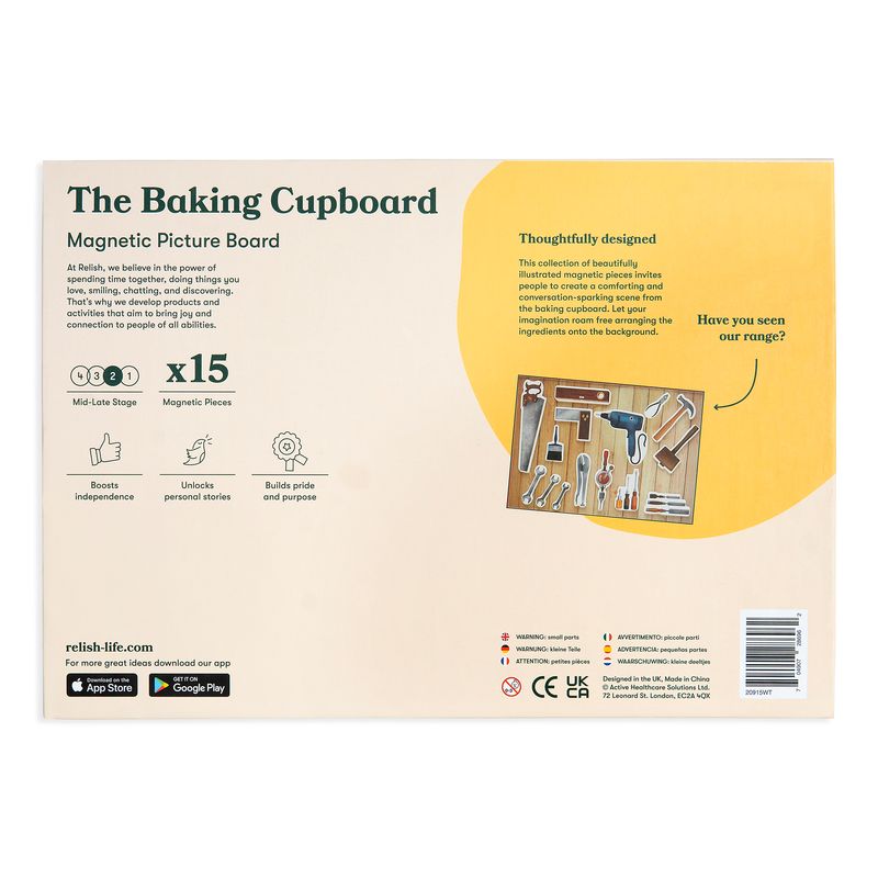 Taktil magnettavle- bake